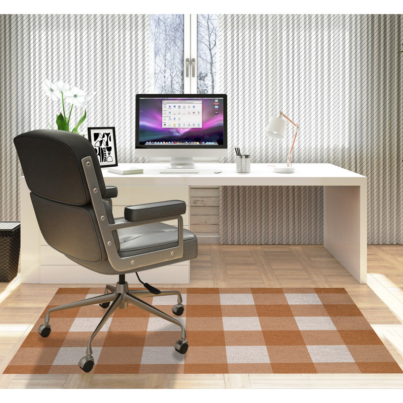 Tapis de chaise rectangulaire Chico, L 48 po x L 72 po, Épice