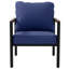 Chaises longues de patio avec coussins-102630046