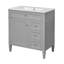 Meuble-lavabo de 30 po avec lavabo supérieur
