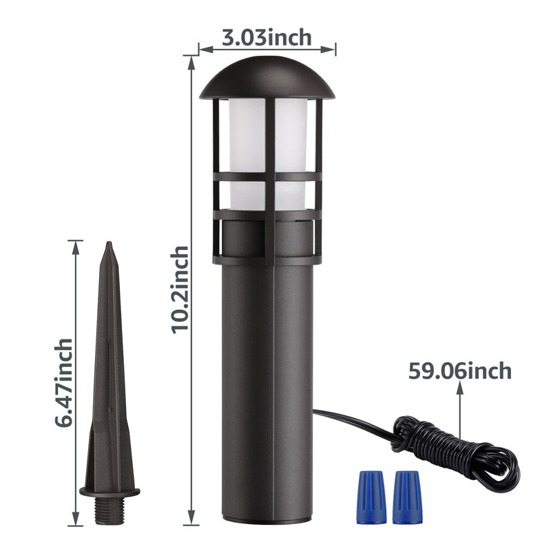 Magnifique Bronze Low Voltage Integrated LED Pathway Light Pack