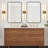 Brushed Gold LED Wall Sconces Set Of 2 With Warm White Light