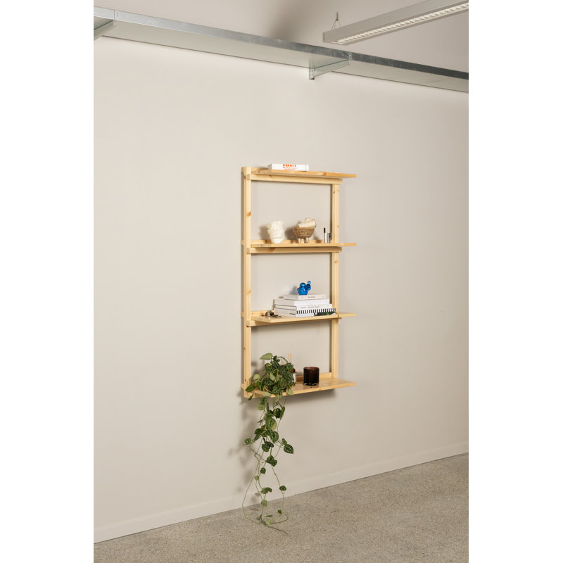 GROOVE SHELVING NARROW RAW