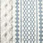 Literie pour grand lit en coton avec imprimé chenille - motifs géométriques, confortable / élégant, double / grand, fermeture à boutons, invitation chaleureuse-127242555