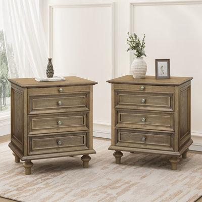 Ensemble de 2 tables de chevet Farmhouse