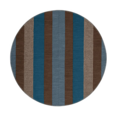 Tapis intérieur / extérieur noir à carreaux