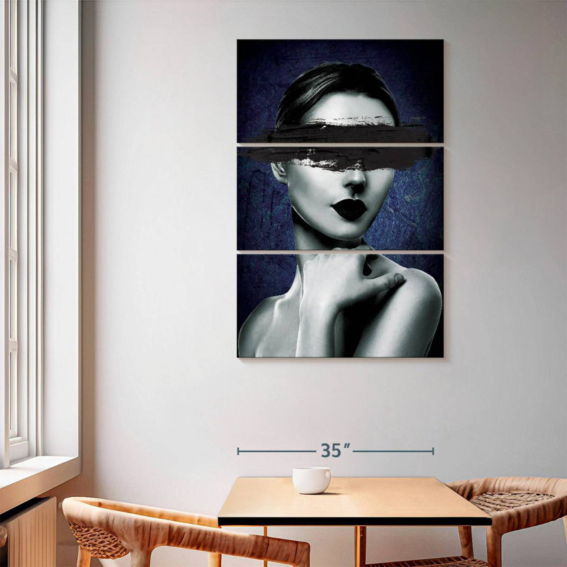 Coup de pinceau Leisha Sleek Girl, H 65 po x l 42 po