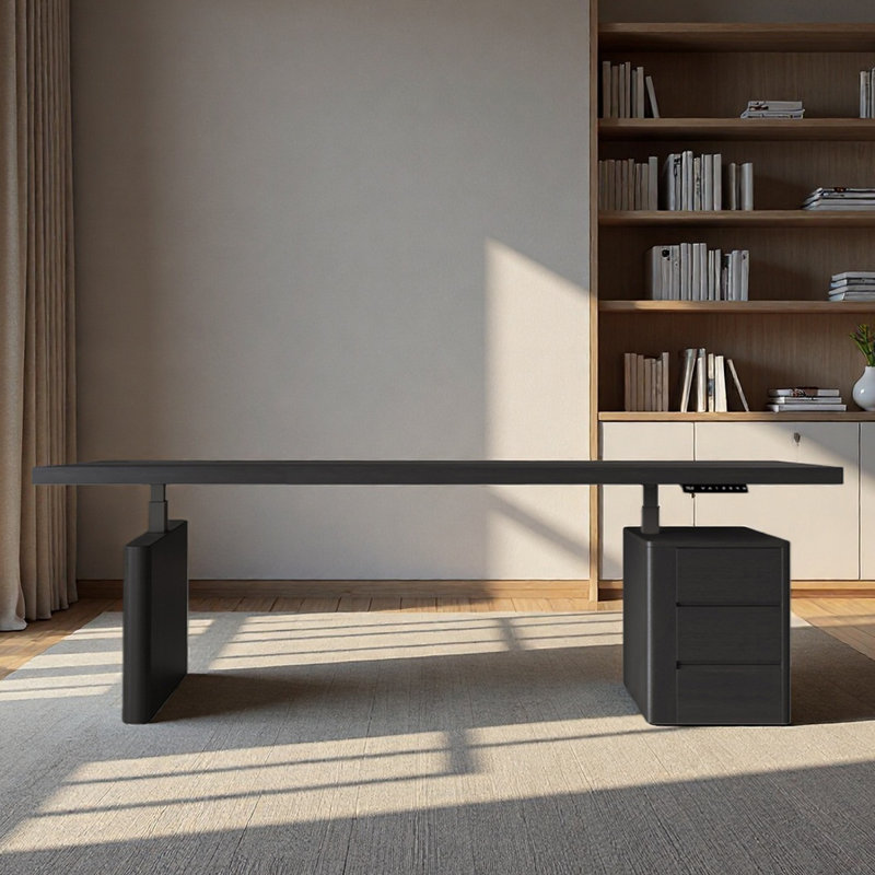 Subedi, Black, 52.76" H x 86.61" W x 33.46" D