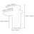 Bathroom Faucet, Single Handle Single Hole