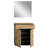 Chertsey 1 Drawer 80cm W Combo Dresser with Mirror