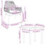 Ensemble repas de patio avec coussins en verre et poly rotin-727446051-727446107-727446106
