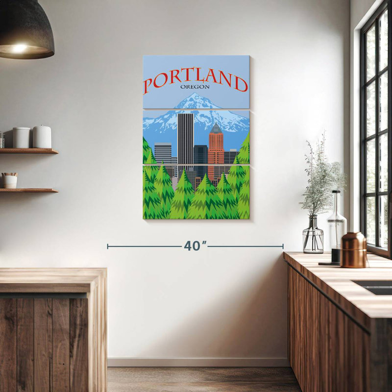Sireci Portland Poster, 38" H x 24" W