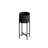 Becontree Elegant Black Decorative Pot, 9.1 x 18.9 inches | 100% Metal Construction, Lightweight at 2.1 lbs | Perfect for Indoor Plants, Modern Home Décor & Office Spaces, No Installation Required, Stylish & Durable Design