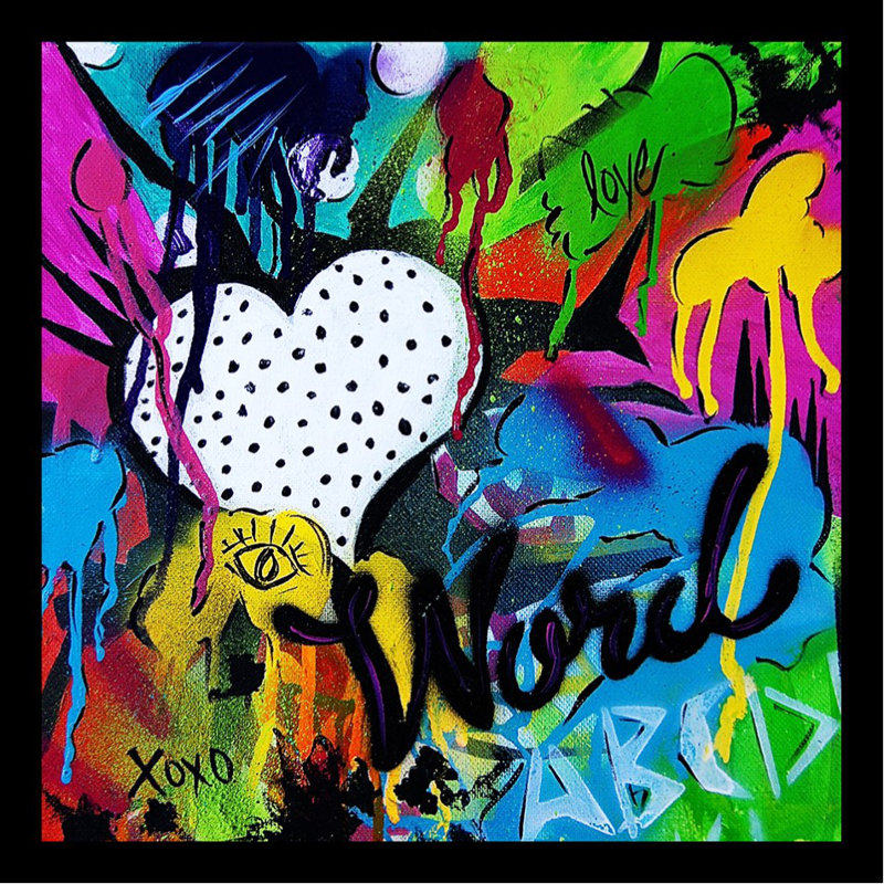 « say the word », impression encadrée, H 20,5 po x l 20,5 po x P 1 po