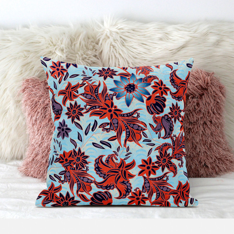 Housse et insert de coussin décoratif intérieur / extérieur en mélange de polyester, 20 po x 20 po