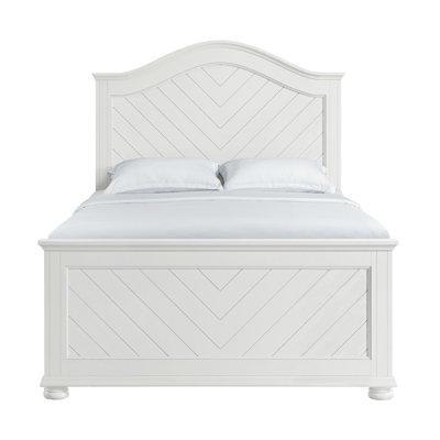 Schauer Full Panel Bed In White
