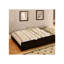 Lit simple superposé au-dessus, noyer foncé transitionnel, attaché, rails à joints verrouillables, lit gigogne, bois massif, 13 pièces Lattes pour lit de chambre à coucher avec design transitionnel, finition, joint de rails, lit gigogne, bois et