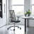 Ergonomic Office Chair High Back Swivel Desk Chair Adjustable Task Chair Rolling Workstation Seating Modern Design