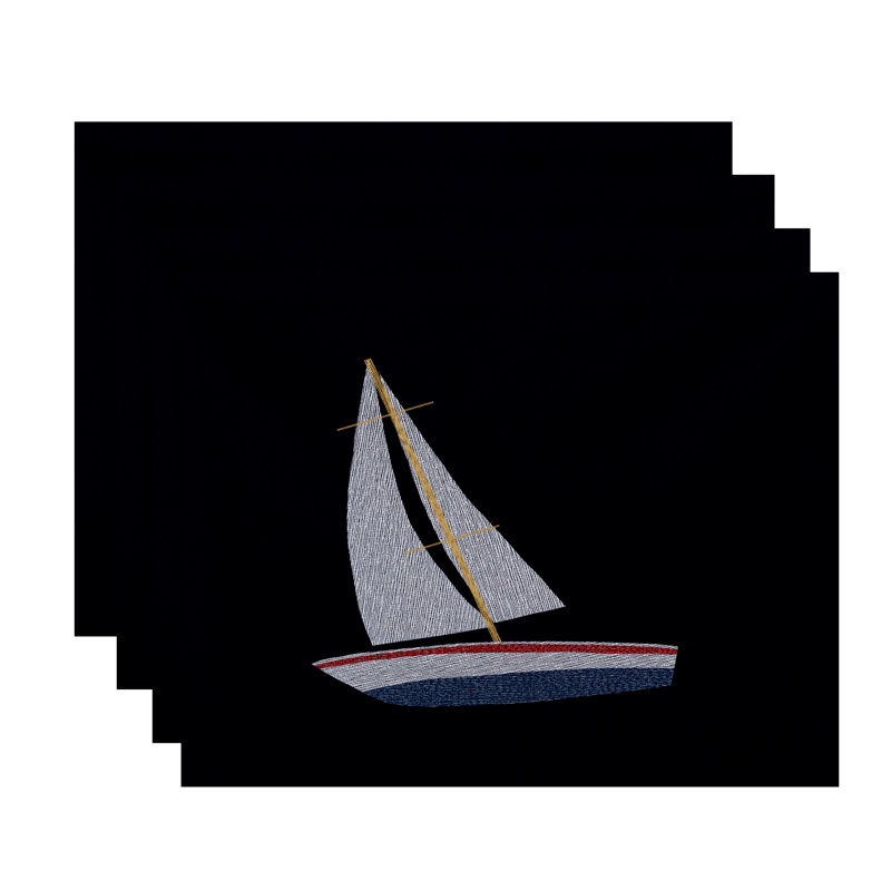 Synthia Polyester Nautical Rectangle Placemat