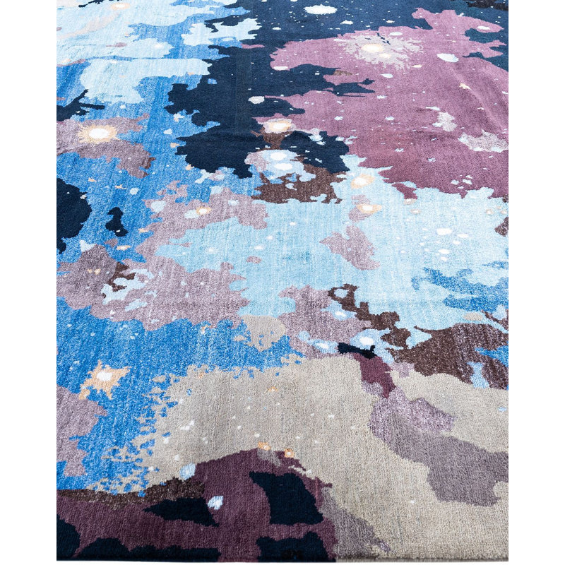 Overdyed One-of-a-Kind 8' 2" X 10' 2" Hand Knotted Area Rug