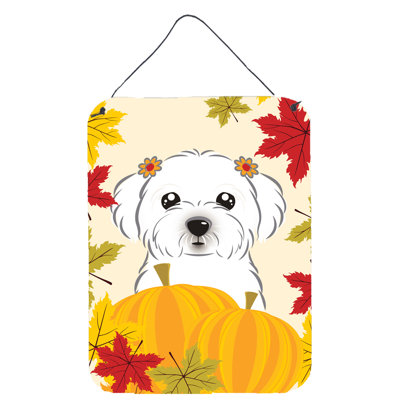 Décoration murale corgi de thanksgiving sable