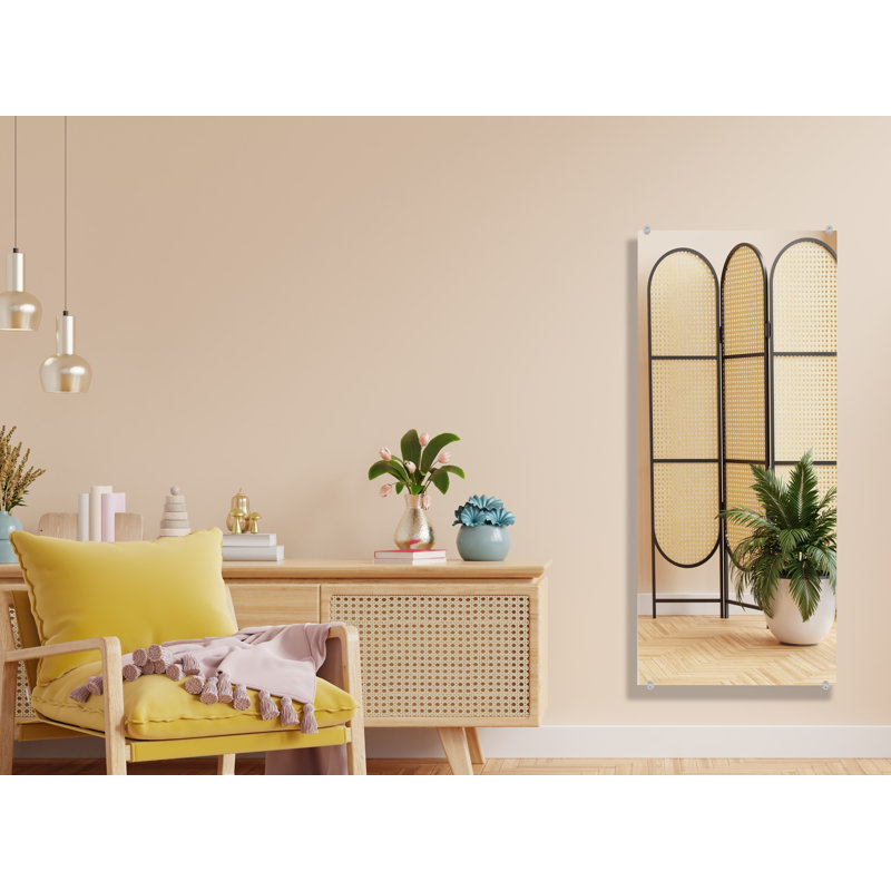 Zarrea Flat Wall Mirror, 50" x 27"