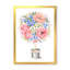 Flower Tree In A Pot With A Bow - Reproduction de photo sur toile-59628585-59628580