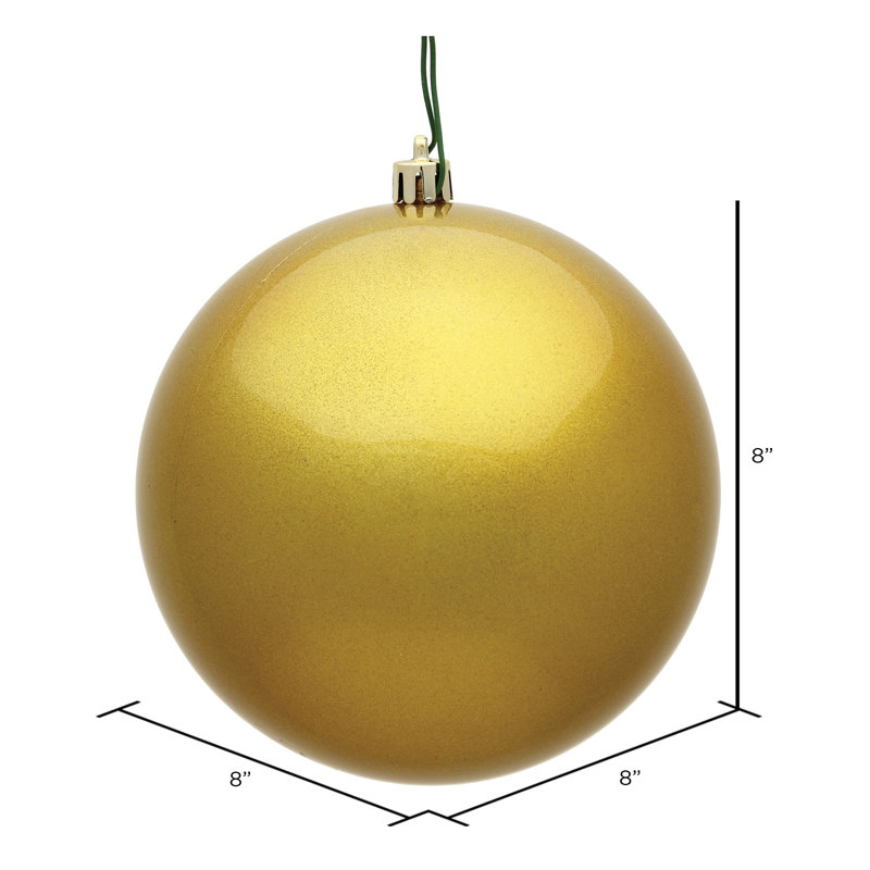 Décoration de boule décorative des Fêtes, 8", Or
