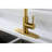 Pull Down Single Handle Spring Kitchen Faucet-118543511