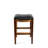Saddle Bar Stool - Black Croc