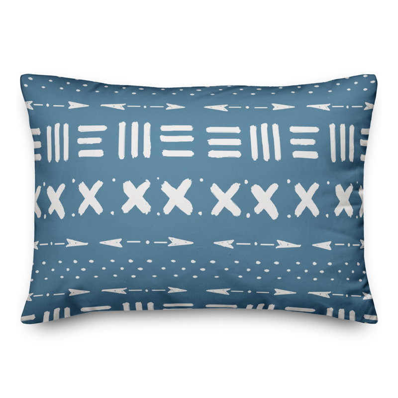  Coussin lombaire à motif tribal