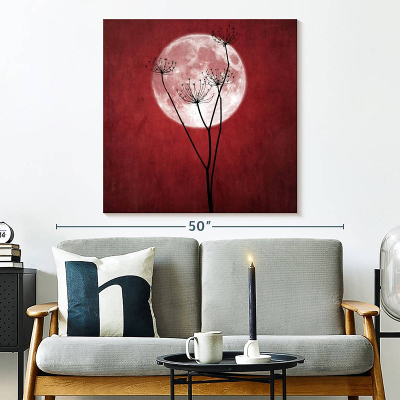 Oberle Glorious Blood Moon, 33" H x 33" W