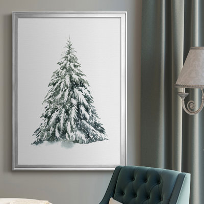 Épinette bleue I, toile encadrée de qualité supérieure - prête à être accrochée
