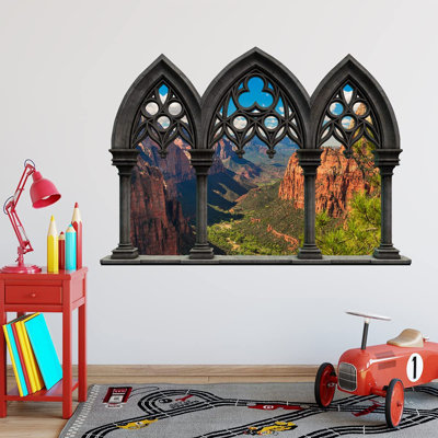 Landscape & Nature Non-Wall Damaging Wall Decal