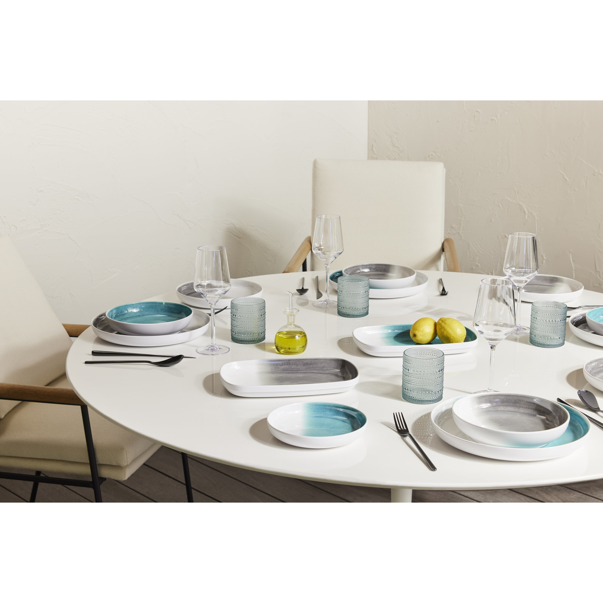 Fortessa Orbetto Outdoor CoPolyester, Double Old Fashioned (Set of 4), 10.5, Sage Green