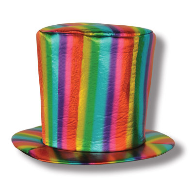 Fabric Rainbow Hat - Pack of 6