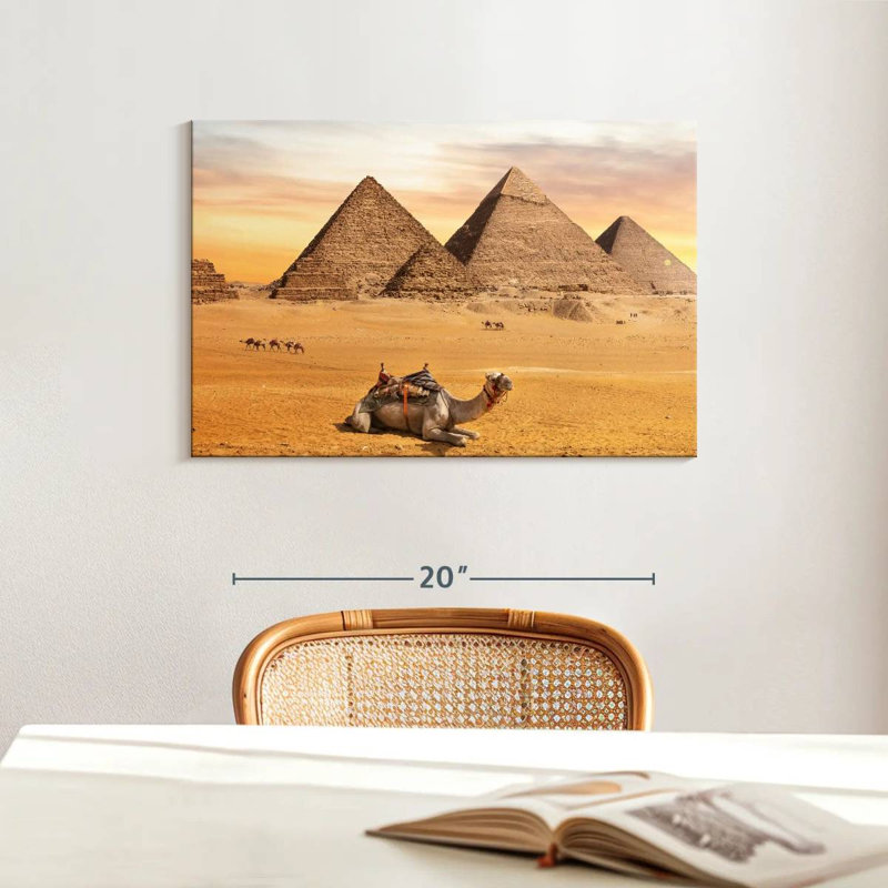 Pyramides de Gizeh Adella, H 16 po x l 24 po