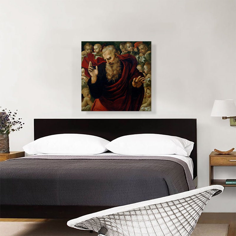 «Got the Father Blessing 1509» par Raphael, reproduction d'art sur toile tendue, H 26 po x l 26 po x P 1,5 po