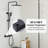 2 Functions Thermostatic shower system with 3-Setting Handheld Shower and Rough-in Valve-72374918