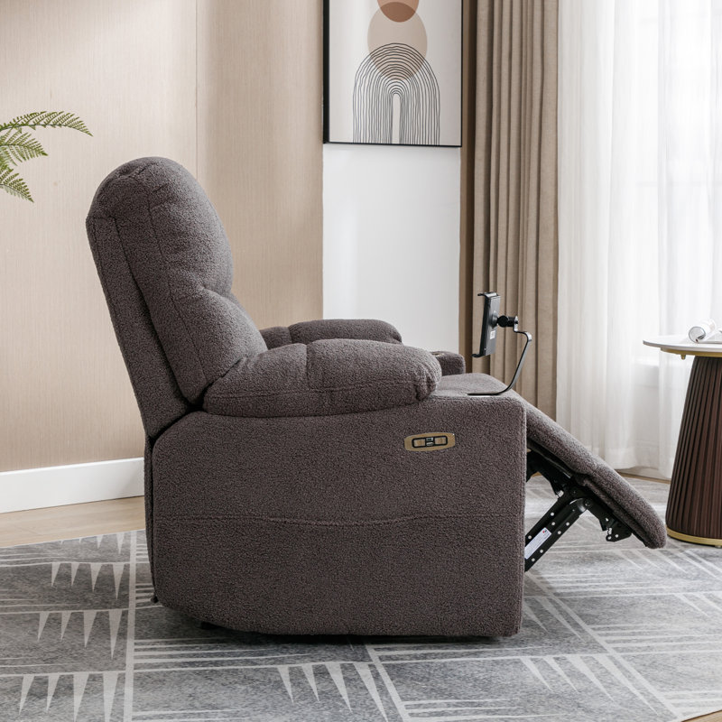 Mayzi 86cm Wide Velvet Lift Assist, Grey
