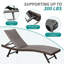 Chaise longue d'extérieur en osier 2 pièces-1429360217