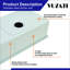 Vuzati 18'' W Single Bowl Stainless Steel Undermount Kitchen Sink 0