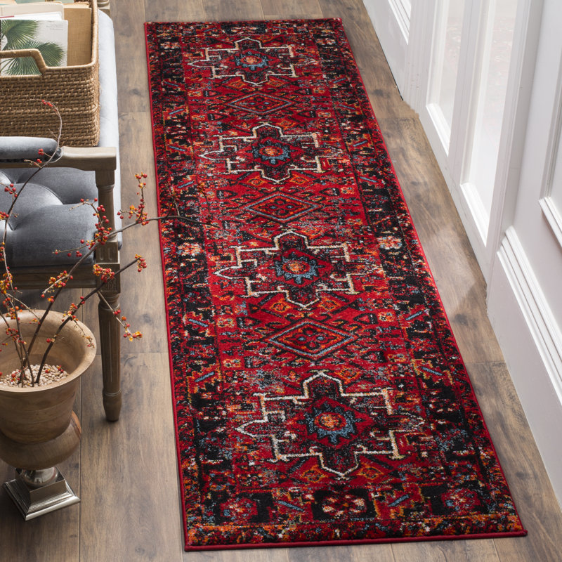 Amaniya Vintage Hamadan Performance Southwestern Rug, Runner 2'3" x 8'