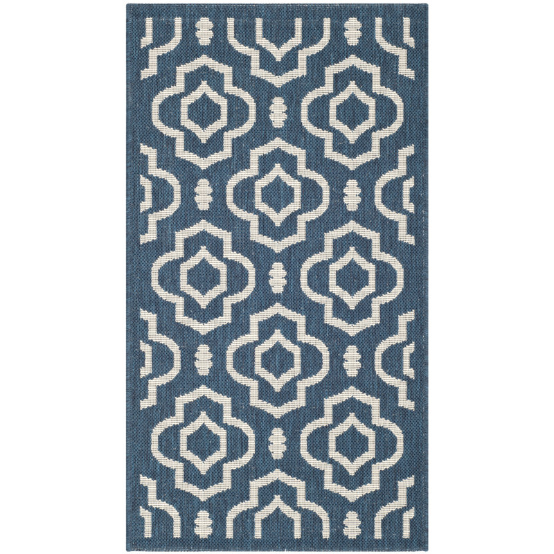 Herefordshire Performance Geometric Indoor/Outdoor Area Rug, Rectangle 4' x 5'7"