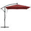 Umbrella with LED Strip Lights Polyester and Aluminium Outdoor Parasol-1633500816-1633500827