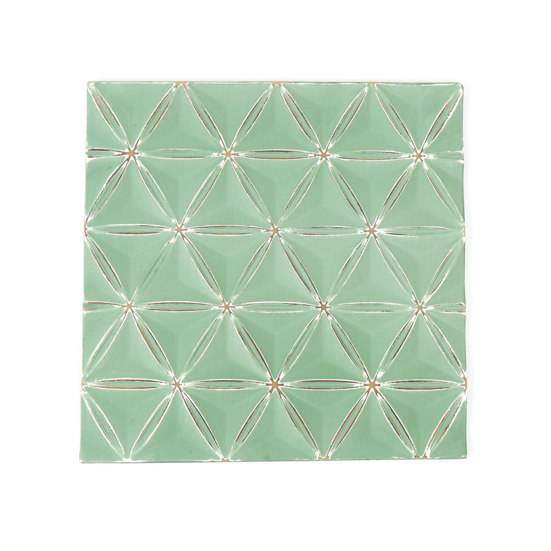 Diamonds Panel Wooden Decorative Board – Soil, Green