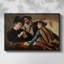 Le jeu de cartes, c. 1594 - Toile tendue avec châssis Caravaggio-132875429-132875434