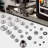 27PCS Metal Lathe Gears, Precise Mini Lathe Replacement Gears including