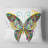 Openwork Butterfly - Floral Printed Pillow-29340010-29340013