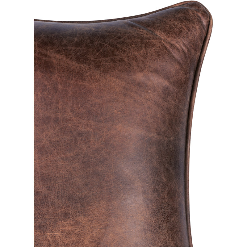 27" Wide Top Grain Leather Armchair