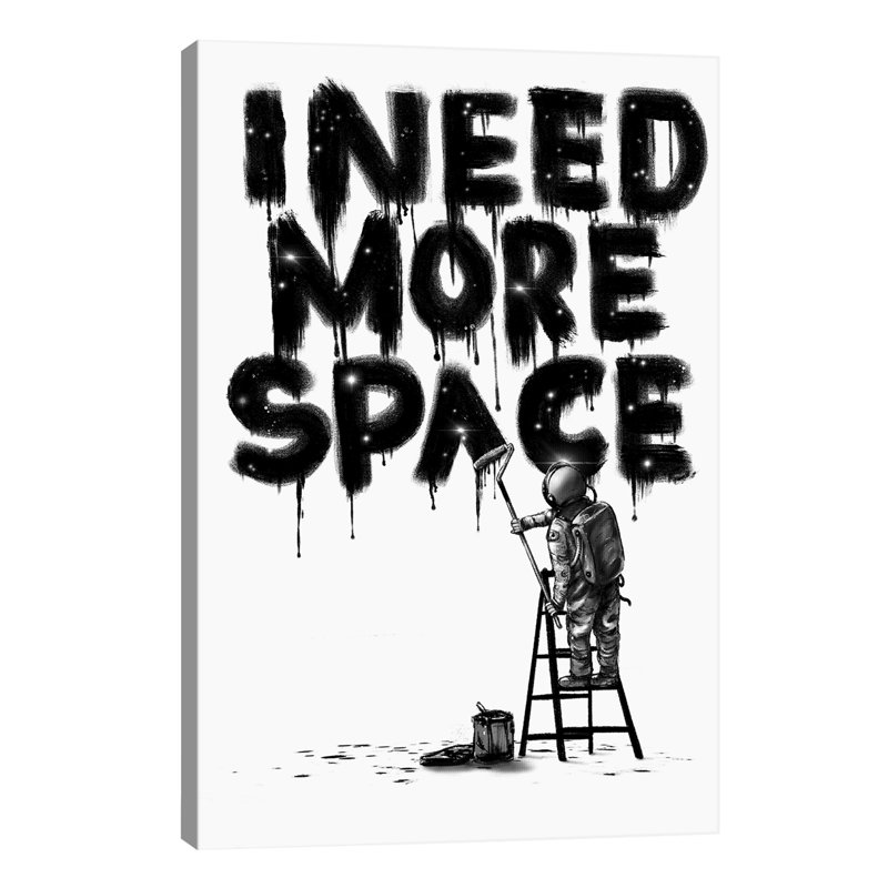 I Need More Space II - Wrapped Canvas Print, 101.6cm H x 66.04cm W x 1.91cm D